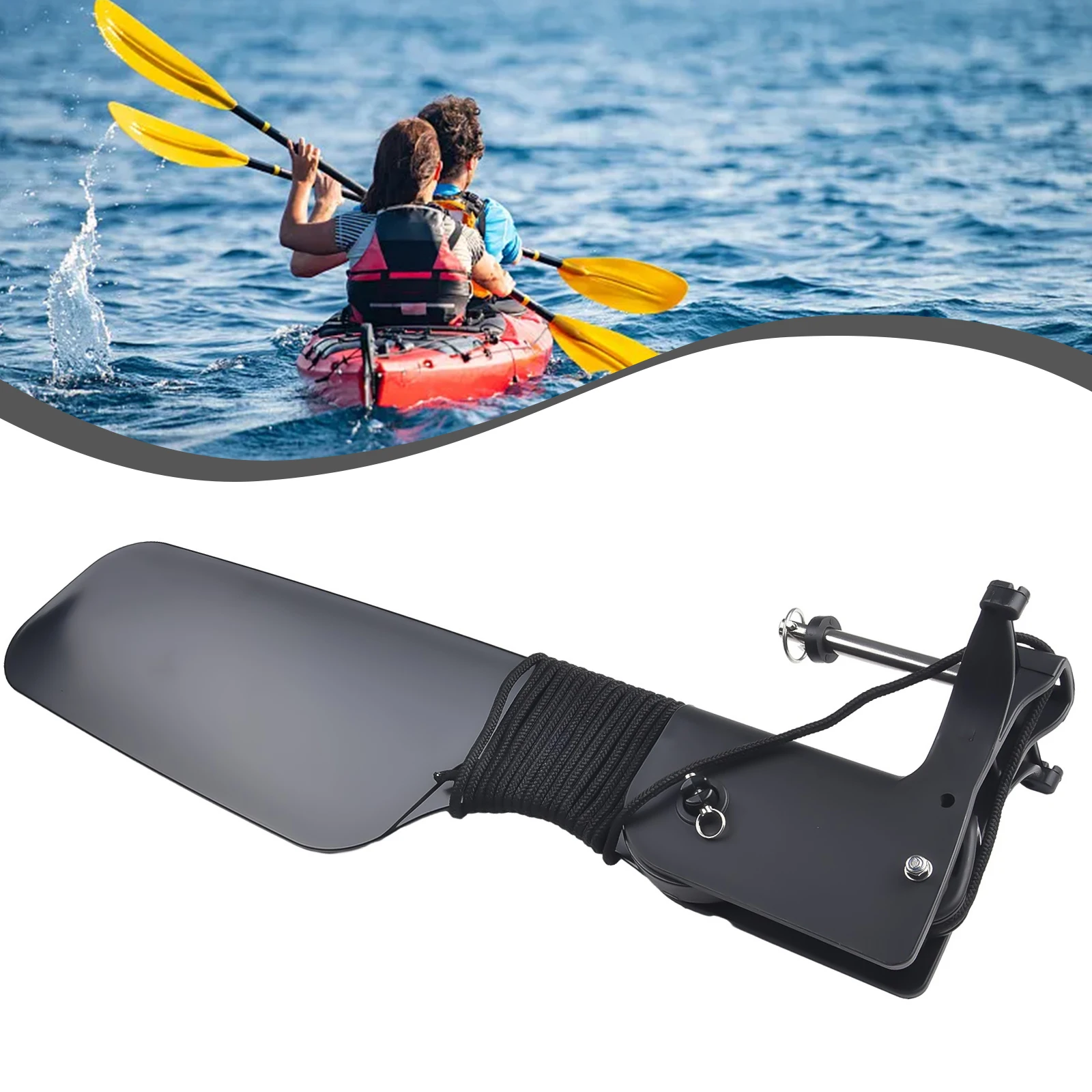 Kormidło do kajaka z dużym ogo – Fishing Boat Steering Wheel recenzja i cena